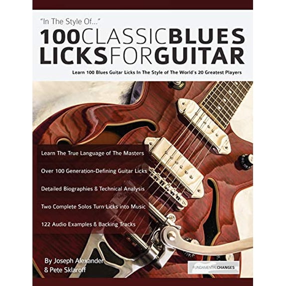 Pre-Owned 100 Classic Blues Licks for Guitar (Paperback) 1911267744 9781911267744