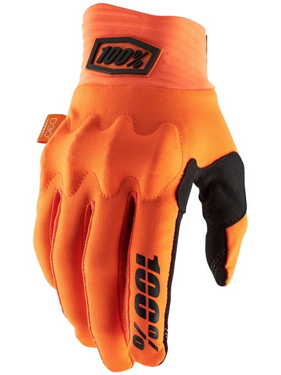 Cognito Gloves - Flourescent Orange/Black, Full Finger, Men's, Small