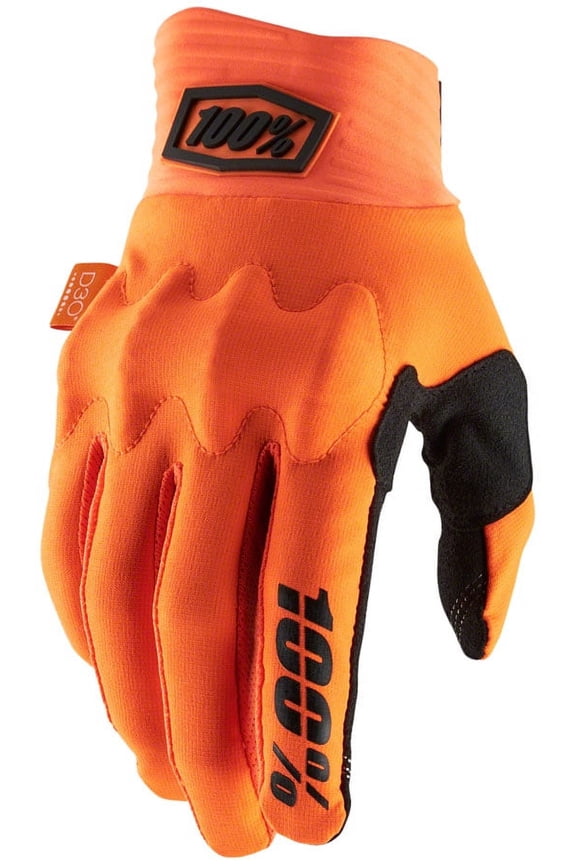 Cognito Gloves - Flourescent Orange/Black, Full Finger, Men's, Small