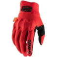 thumbnail image 1 of 100% Cognito Gloves - Red/Black Full Finger Men's Medium, 1 of 1