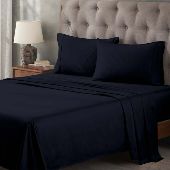 100% Combed Cotton Sheet Set & Duvet Cover Set & Pillowcases, 400TC, Solid