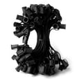 thumbnail image 1 of 100' Commercial C9 Christmas Light Socket Set - 12" Spacing 18 Gauge Black Wire, 1 of 2