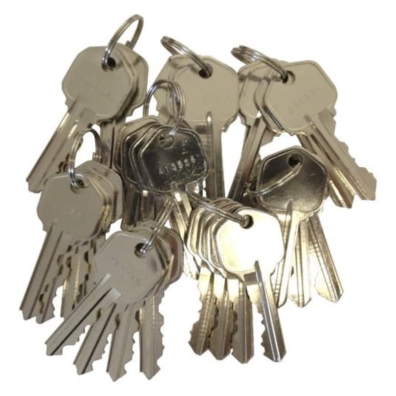 100 Compatible Keyway Precut 6 Pins KW1 Keys 20 Sets of 5 Keys by