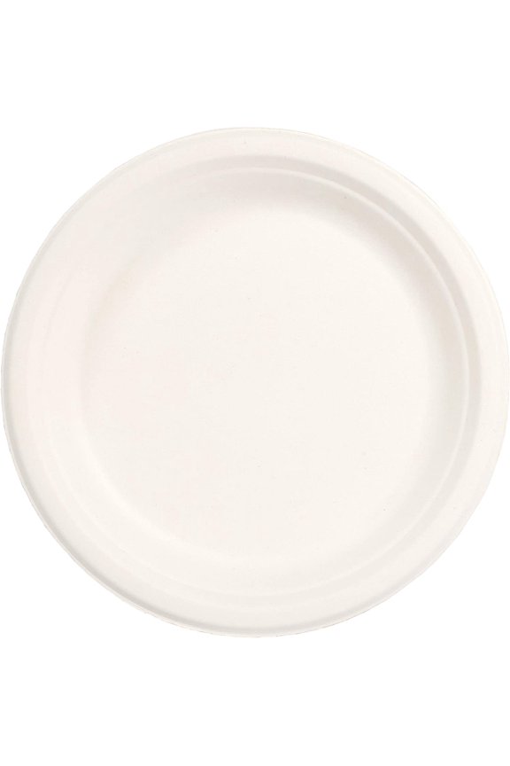 100% Compostable Natural Fiber Plate, 6-Inch, 1000-Count Case