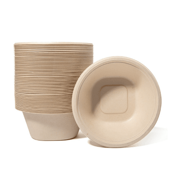 Compostable Disposable Paper Bowls, 16 oz., 150 Count