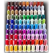 100 Cones 1100 Yards Each of Polyester Embroidery Threads for for Brother Babylock Janome Singer Pfaff Husqvarna Bernina Machines