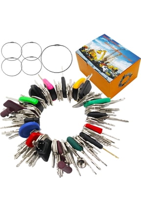 100 Construction Heavy Equipment Key Set for Various Machines