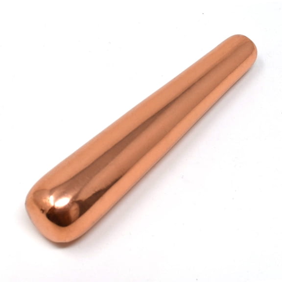 100% Copper Massage Wand Handcrafted 4.25 in Tapered Design Spiritual Healing Tool for Natural Therapy for Relaxation  Circulation