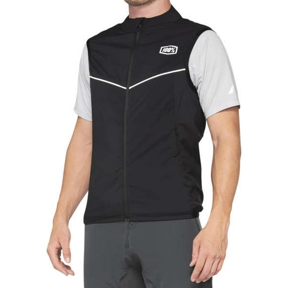 100% Corridor Stretch Vest (Large, Black)