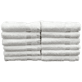 thumbnail image 1 of 100% Cotton 13" x 13" White Washcloths, Set of 60 | Optima Collection, 1 of 12