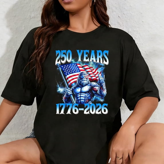 100% Cotton Unisex We The People 250 Years of Freedom 1776-2026 250th Birthday T-Shirt