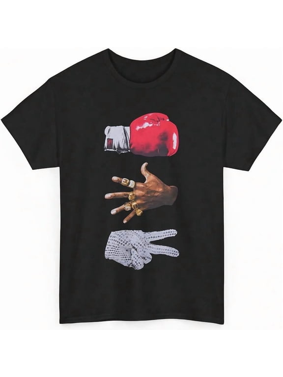 100% Cotton - 3 Mikes Graphic T Shirt For Men Tyson Jackson Short Sleeve Tees