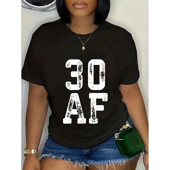 100% Cotton 30 AF T-Shirt 30th Birthday Shirt T-Shirt