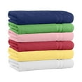 thumbnail image 1 of 100% Cotton 4-Pack Bath Towel Sets - Extra Plush & Absorbent Bath Towels - 56" x 28" (Assorted), 1 of 4