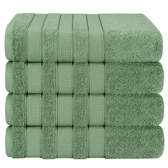 American Soft Linen 4-Piece Luxury Turkish Bath Towel Set