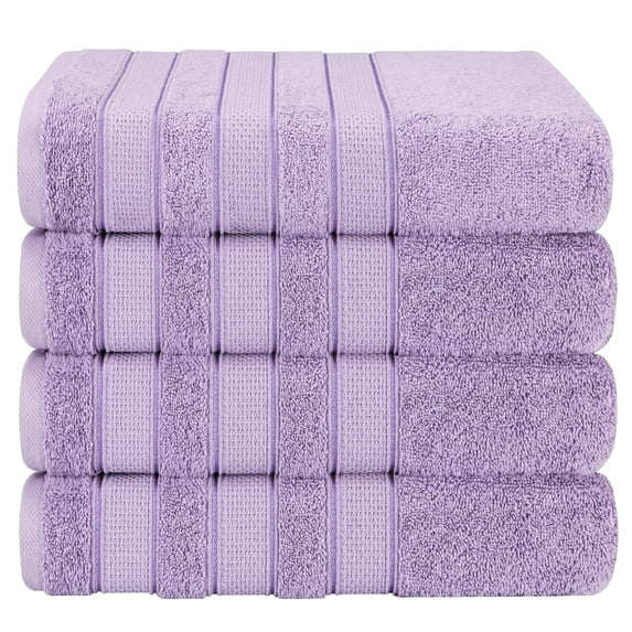 American Soft Linen 4-Piece Luxury Turkish Bath Towel Set