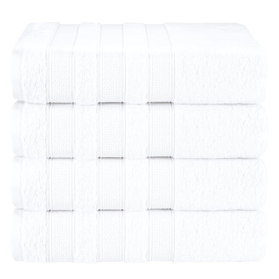 American Soft Linen 4-Piece Luxury Turkish Bath Towel Set