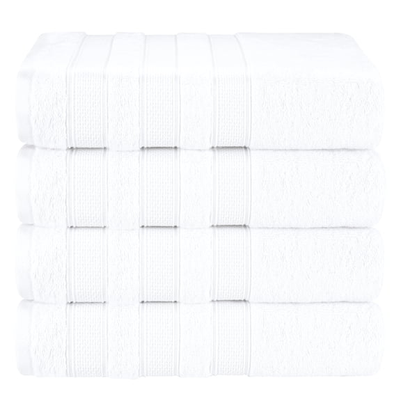 American Soft Linen 4-Piece Luxury Turkish Bath Towel Set