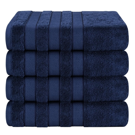 American Soft Linen 4-Piece Luxury Turkish Bath Towel Set