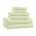 thumbnail image 1 of 100% Cotton 6-Piece Towel Set - Absorbent and Fade Resistant Bath Towels Set (Sage), 1 of 4