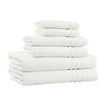 thumbnail image 1 of 100% Cotton 650 GSM 6-Piece Bath Towel Sets - Highly Absorbent & Extra Soft Quality Towels For Bathroom & Kitchen, Every Day Use - Ivory, 1 of 4