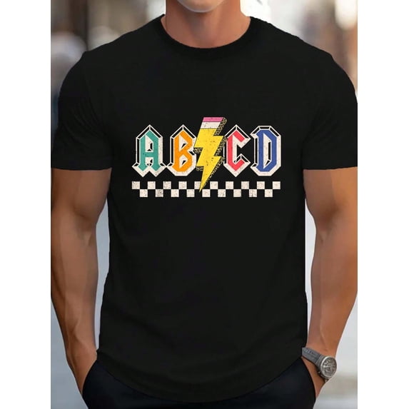 100% Cotton ABCD Back In Class First Day Back To School Teacher Student ...