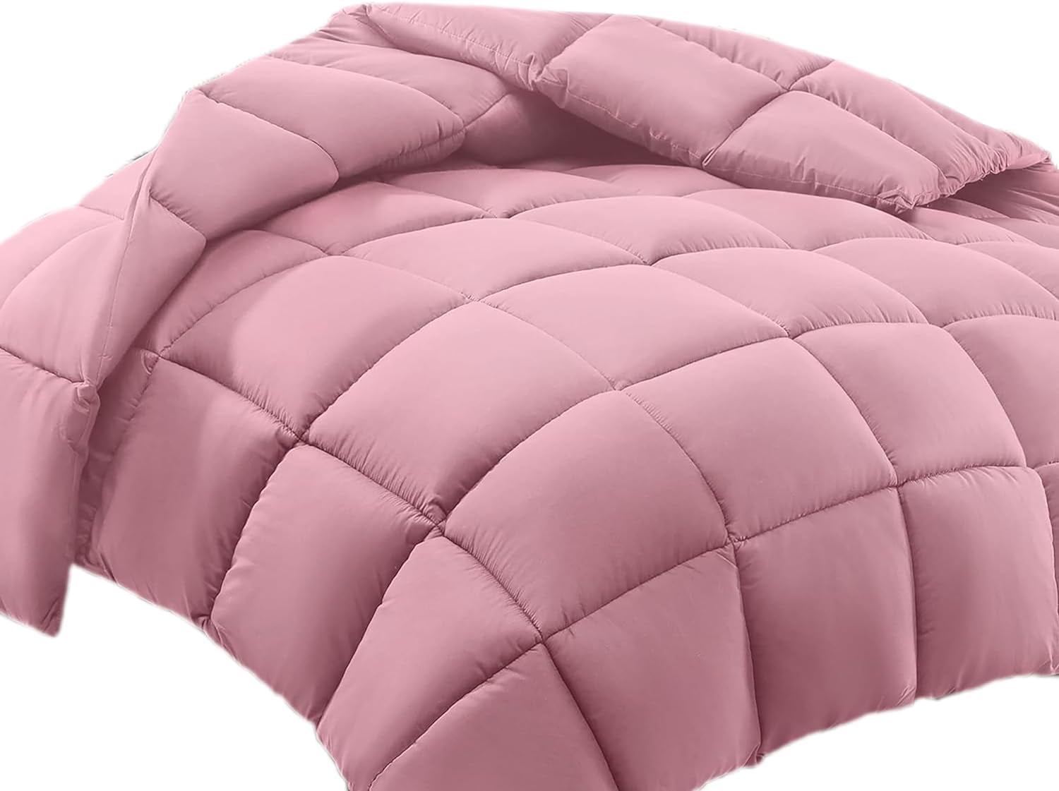 Queen Pink Cotton Down Alternative Comforter