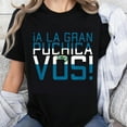 thumbnail image 1 of 100% Cotton Argentina Fan T-Shirt La Gran Puchica Vos Soccer Football Supporter Gift for Fans and Friends, 1 of 5