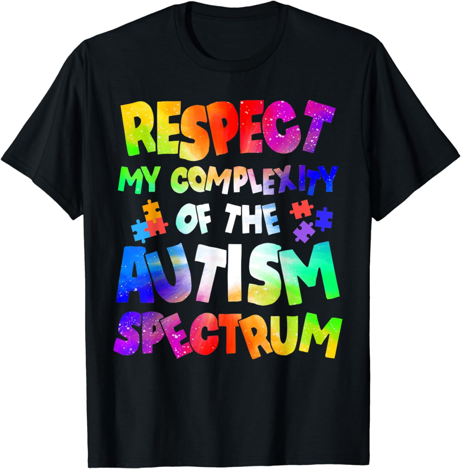 100% Cotton Autism Awareness Day Puzzle Autism T-Shirt - Walmart.com