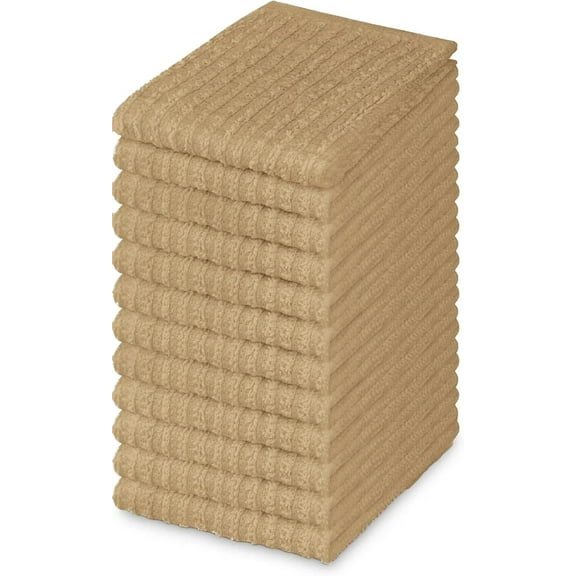 100% Cotton Bar Mop Kitchen Towels, Quick Dry Dishcloths | Super Absorbent and Reusable | Multipurpose Cleaning Towels for Home, Restaurants, and Bar cleaning | Machine Washable.