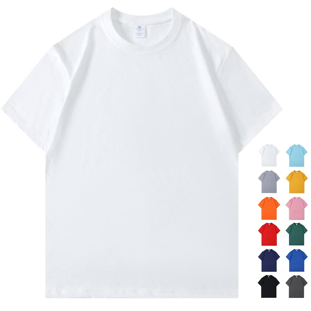 WHITE COTTON T-SHIRTS