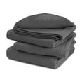 thumbnail image 1 of 100% Cotton Basket Weave Thermal Bed Blanket Breathable Super Soft Layering All Season Light Weight for Home Decoration, 1 of 5