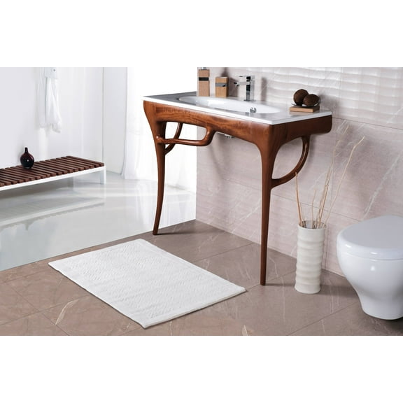 %100 Cotton Bath Mat by DLX