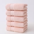 thumbnail image 1 of 100% Cotton Bath Towels 28x13 – Cotton Terry Pack of 5, Extra Soft, Quick-Dry, Highly Absorbent ,Hotel & Spa Quality | I for Home & Gym, 1 of 7