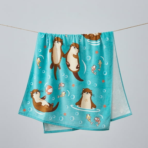 100% Cotton Beach Towel for Kids, Toddler, & Baby, 30" x 60" Pool Towel