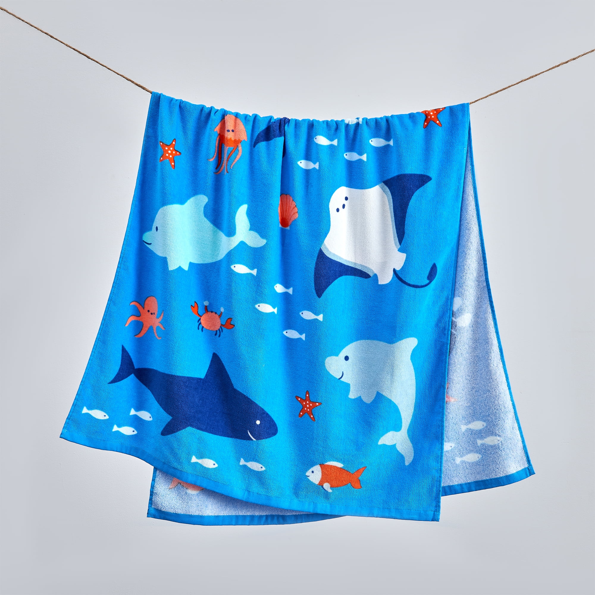 Personalized Sloth Pool Towel 60" X 30" - Large Custom Name Beach Towel, Super Soft Microfiber For Adults