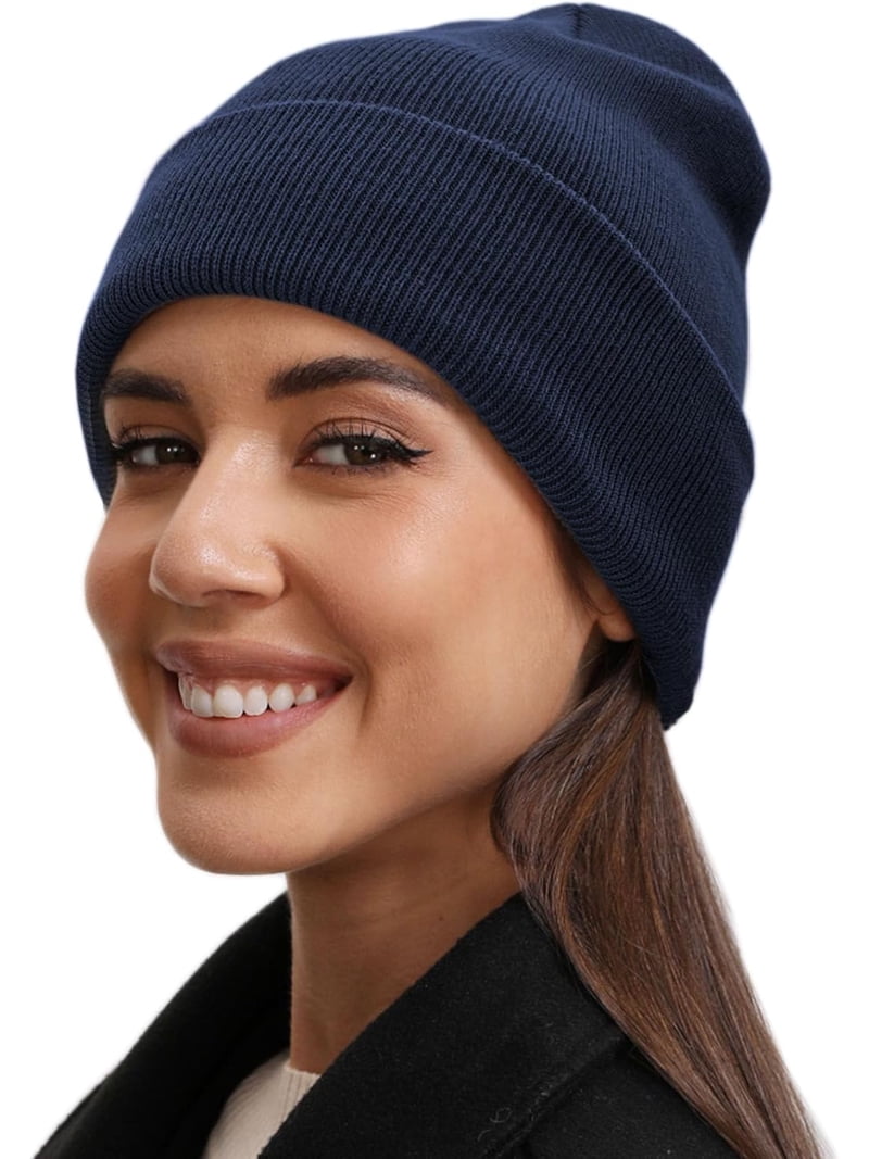 100% Cotton Beanie Hat- Unisex Ultra Soft Winter Warm  display picture 1