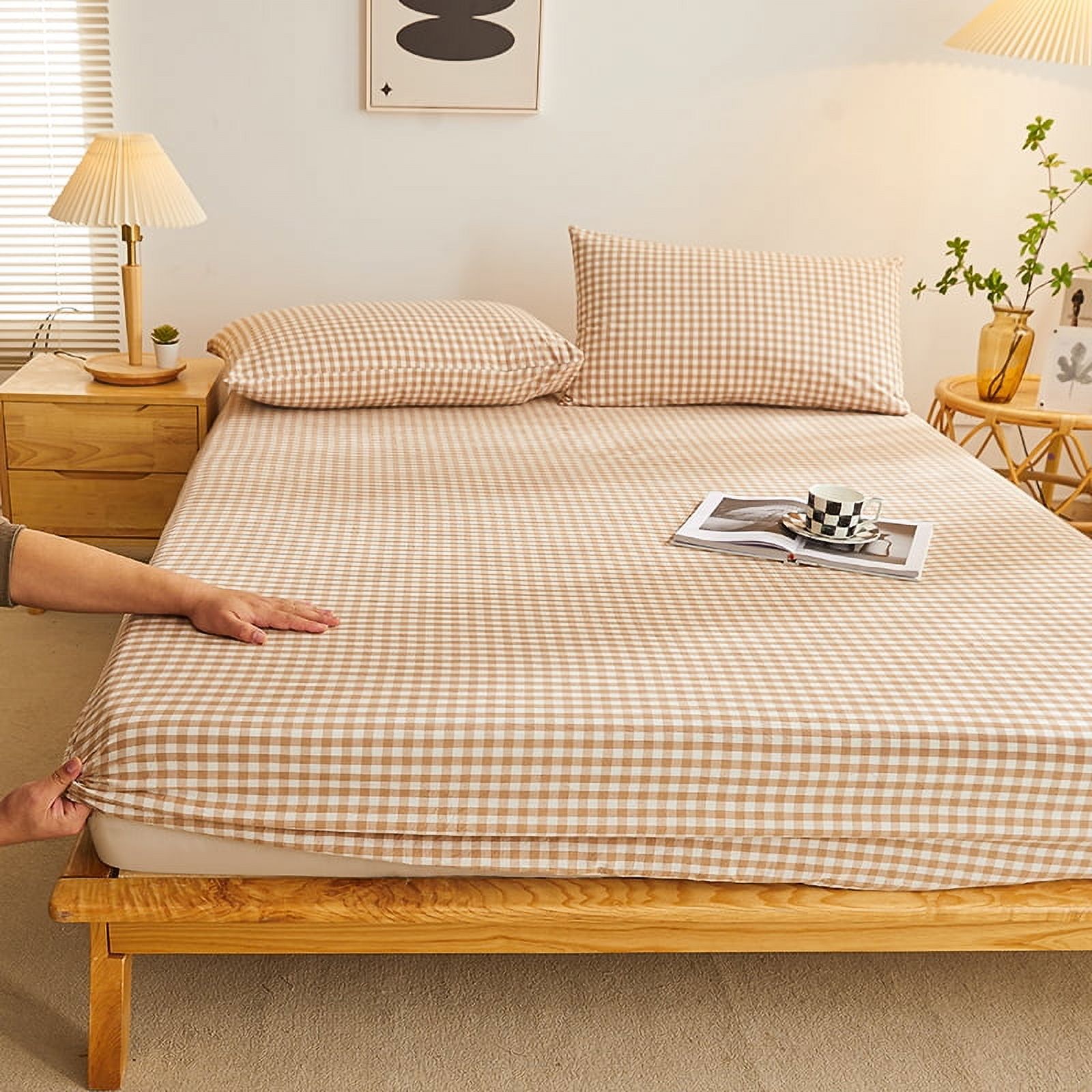 100 Cotton Bed Sheets sabanas cama 150 Solid Color Bed Cover 180x200