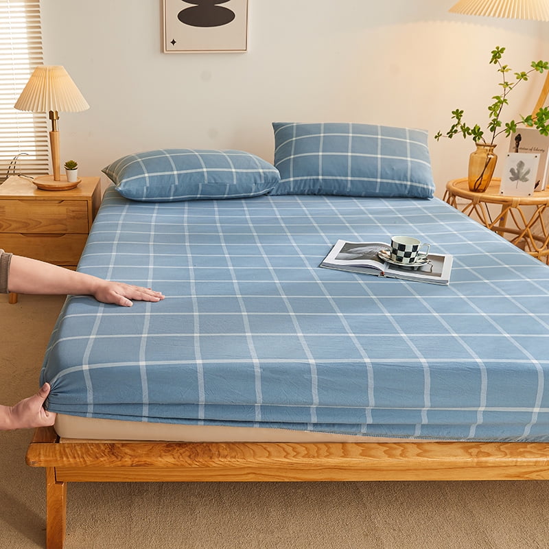 100 Cotton Bed Sheets sabanas cama 150 Solid Color Bed Cover 180x200