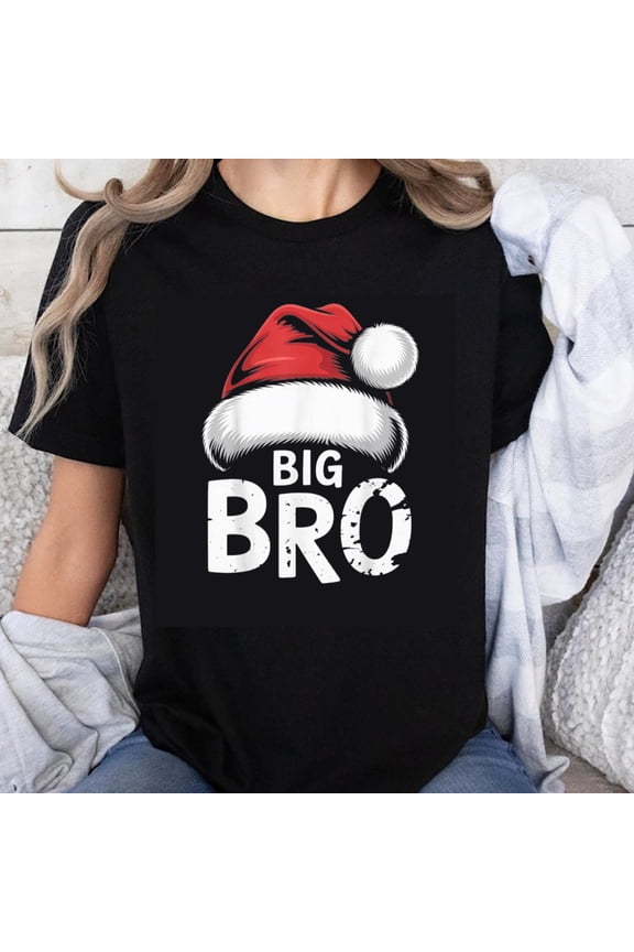 100% Cotton Big Bro Santa Hat Design