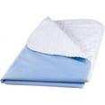 thumbnail image 1 of 100% Cotton Big Size Washable Bed Pad / XXL Incontinence Underpad - 36 X 72 - Jumbo Mattress Protector - Blue, 1 of 1