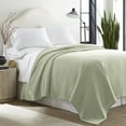 thumbnail image 1 of 100% Cotton Blanket King Size Sage Soft Lightweight Breathable 108 x 90 inches, 1 of 2