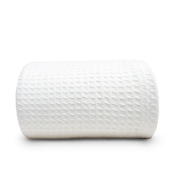 Top Cotton King Waffle Throw Blanket for Couch (106" x 92"), 100% Cotton Throw Blankets for Bed, Waffle King Size Blanket for Bed (White)