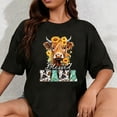 thumbnail image 1 of 100% Cotton Blessed Mama Highland Cow Sunflowers Mothers Day Caring T-Shirt, 1 of 5