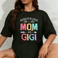 thumbnail image 1 of 100% Cotton Blessed To Be Called Mom and Gigi Funny Grandma Mothers Day T-Shirt, 1 of 5