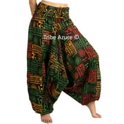 100% Cotton Boho Pants, Harem Pants, Hippie Pants, Boho Trousers, Alladin Pants, Patchwork Pants, Gypsy Pant, Thai Pants