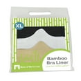thumbnail image 1 of 100% Cotton Bra Liner 3-Pack: Black / White / Beige - XL (30" long, 2" thin band), 1 of 6