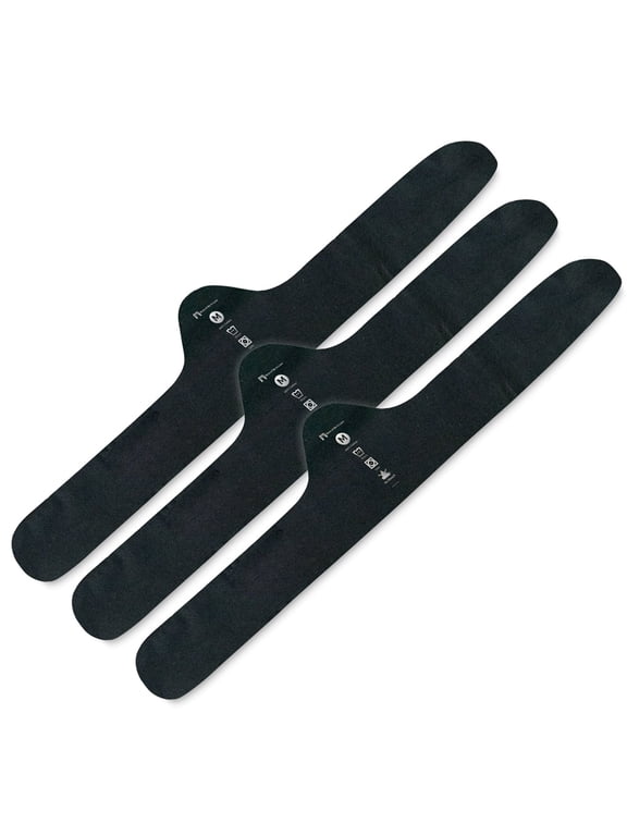 100% Cotton Bra Liner 3-Pack, Size: Medium, Black by More of Me to Love