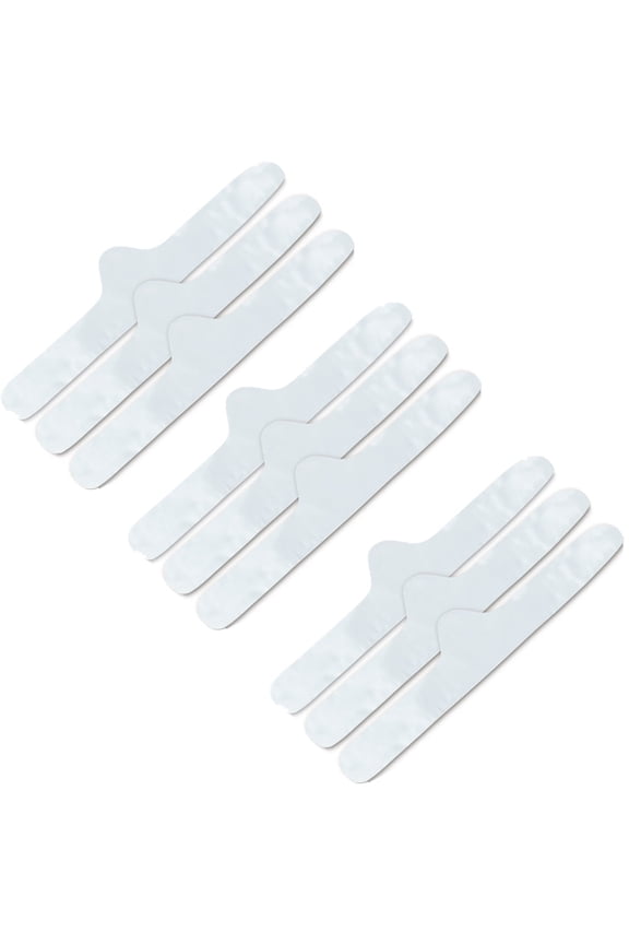 100% Cotton Bra Liner 9-Pack - Size X-Large, White by More of Me to Love