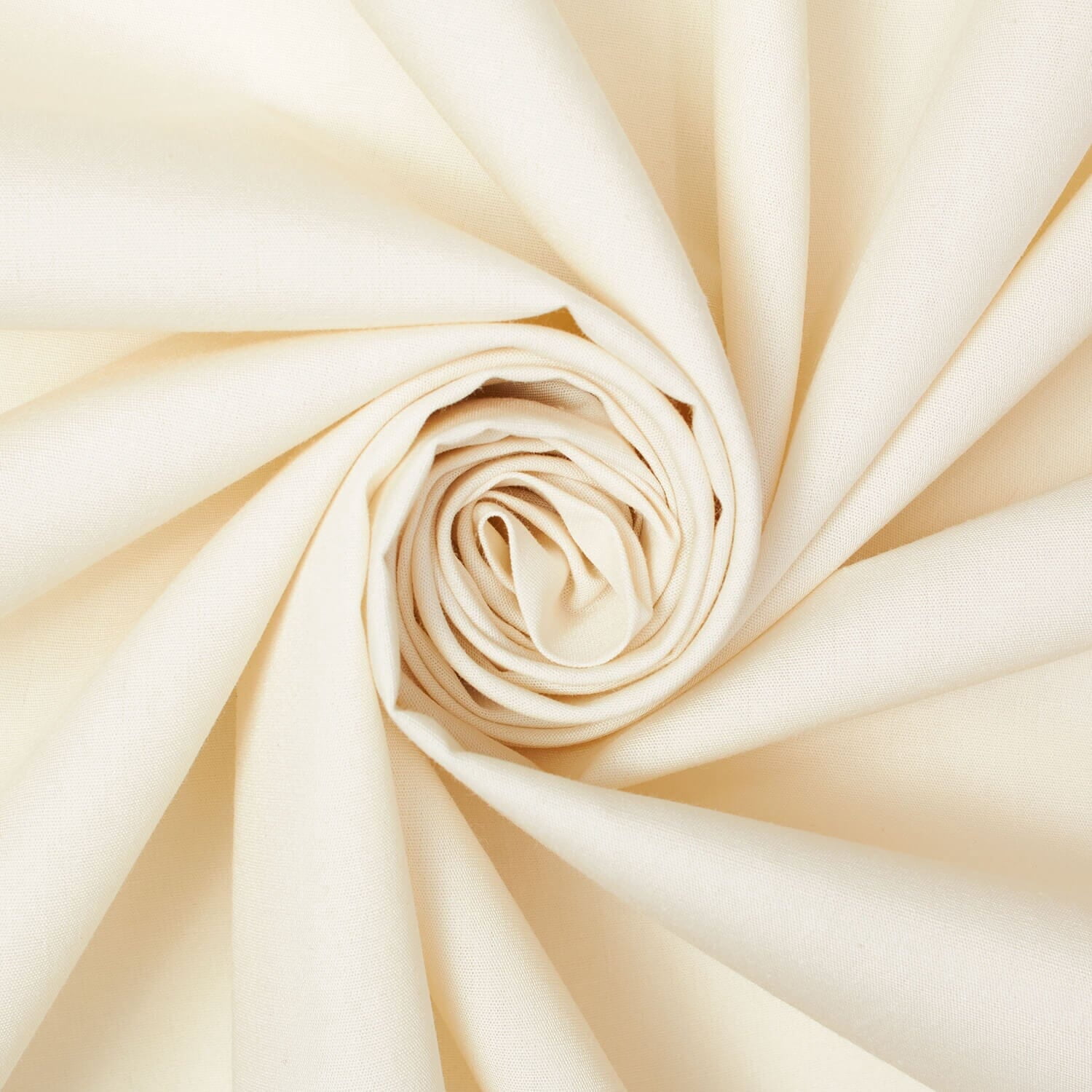 100% Cotton Broadcloth (58/59 Inch) Hypoallergenic Breathable Fabric By The Yard - For Sewing Apparel, Accessories, & Décor - Beige (5 Yards)